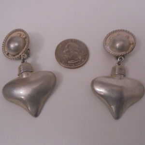 Sterling Silver Earrings from Mexico - Clip On
